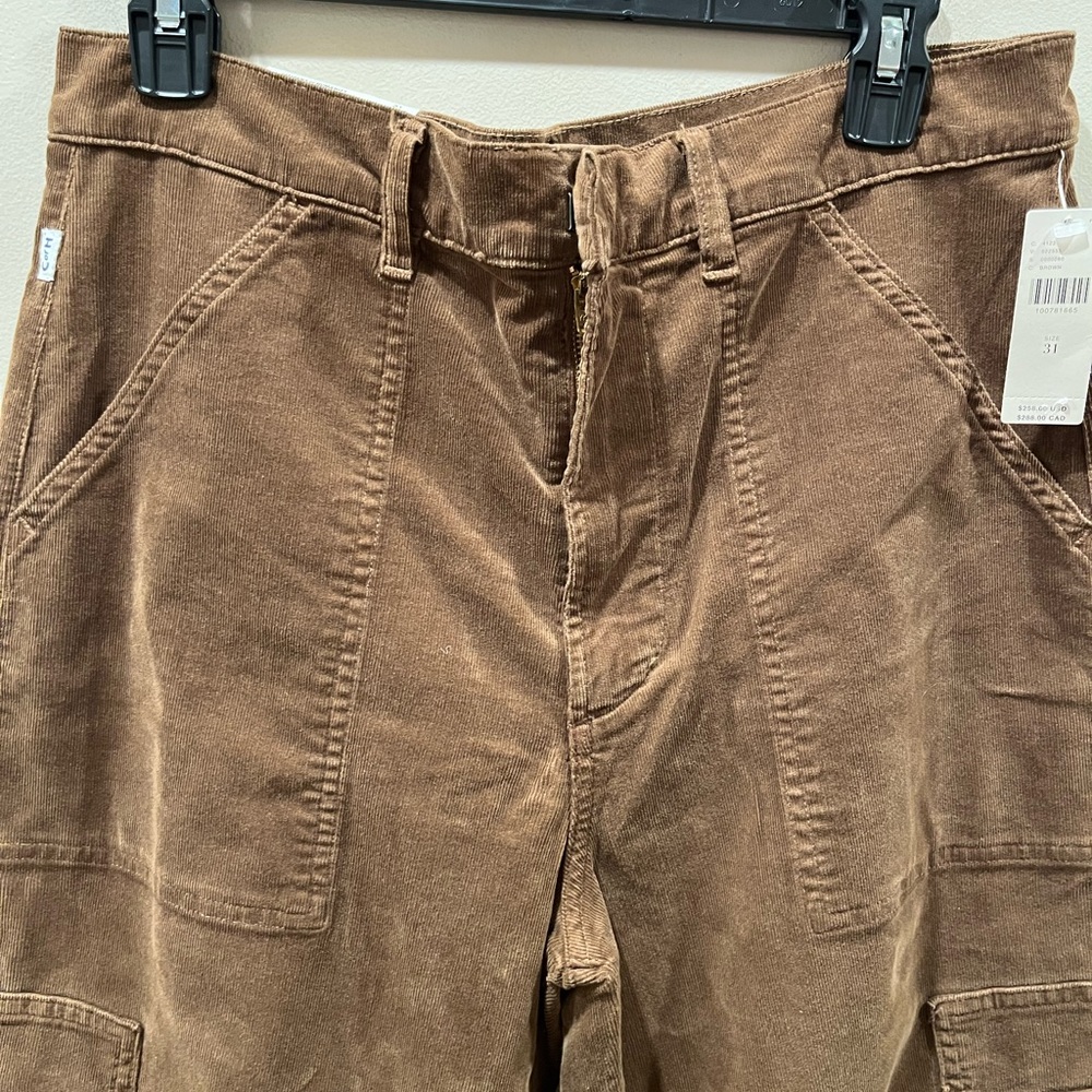 NEW Citizens of Humanity Marcelle Cargo Crop Pants in Manuka, Size 32 - Picture 4 of 6